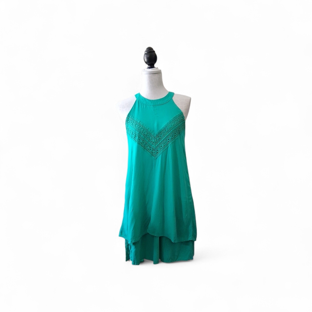 Altar'd State Teal Mini Dress